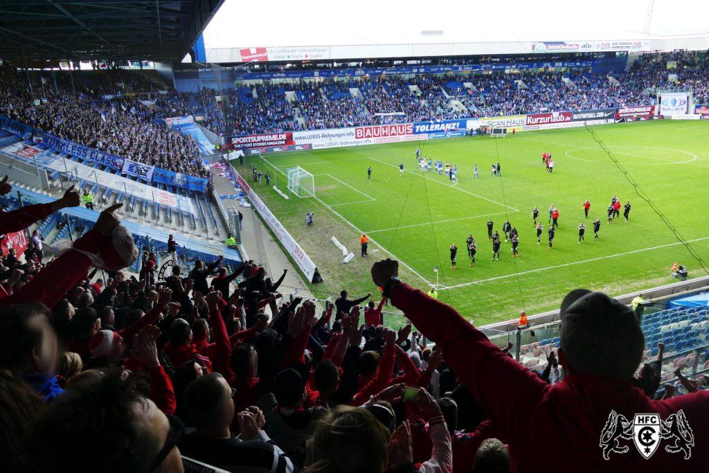 38. Spieltag: FC Hansa Rostock vs. Hallescher FC