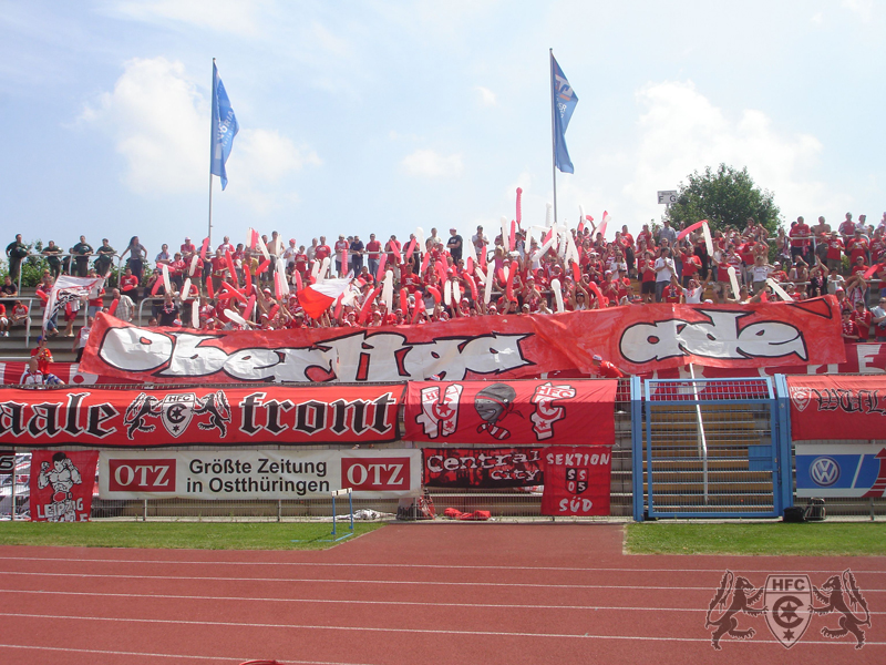 30. Spieltag: 1.FC Gera 03 vs. Hallescher FC