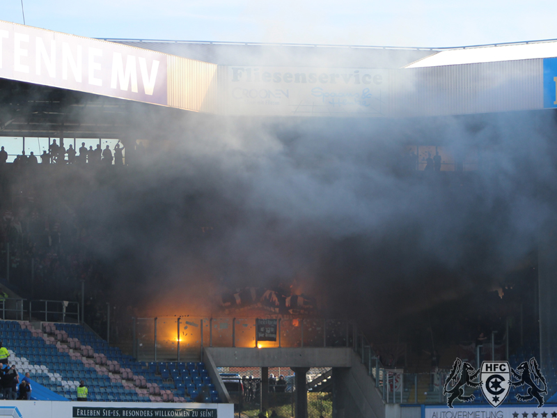 14. Spieltag: FC Hansa Rostock vs. Hallescher FC