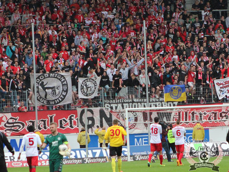 38. Spieltag: Hallescher FC vs. SV Wacker Burghausen