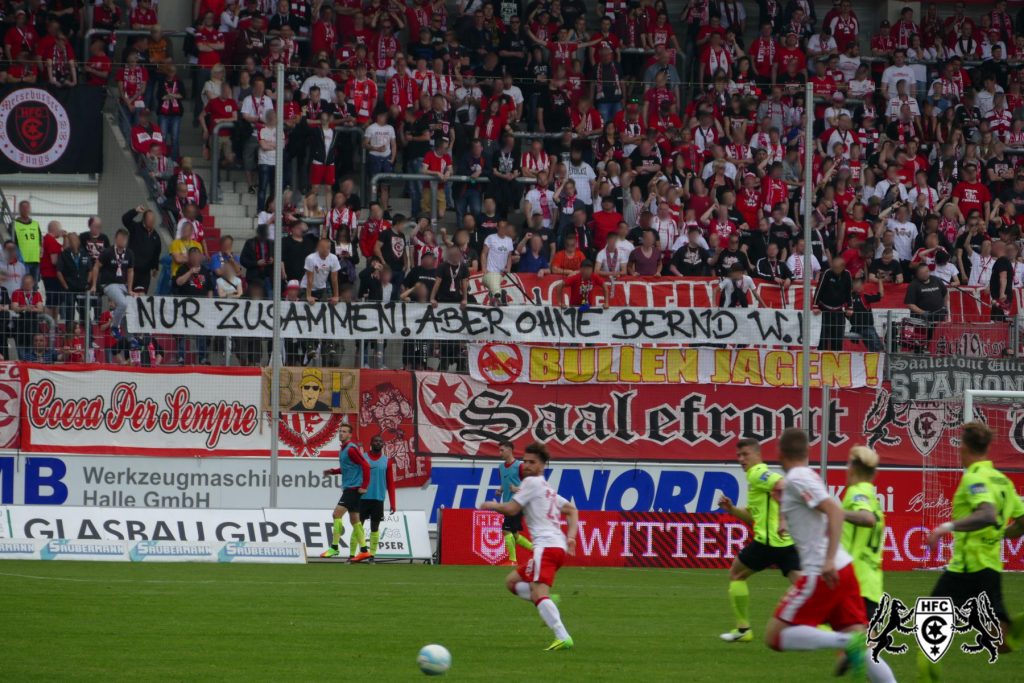 37. Spieltag: Hallescher FC vs. SV Wehen Wiesbaden