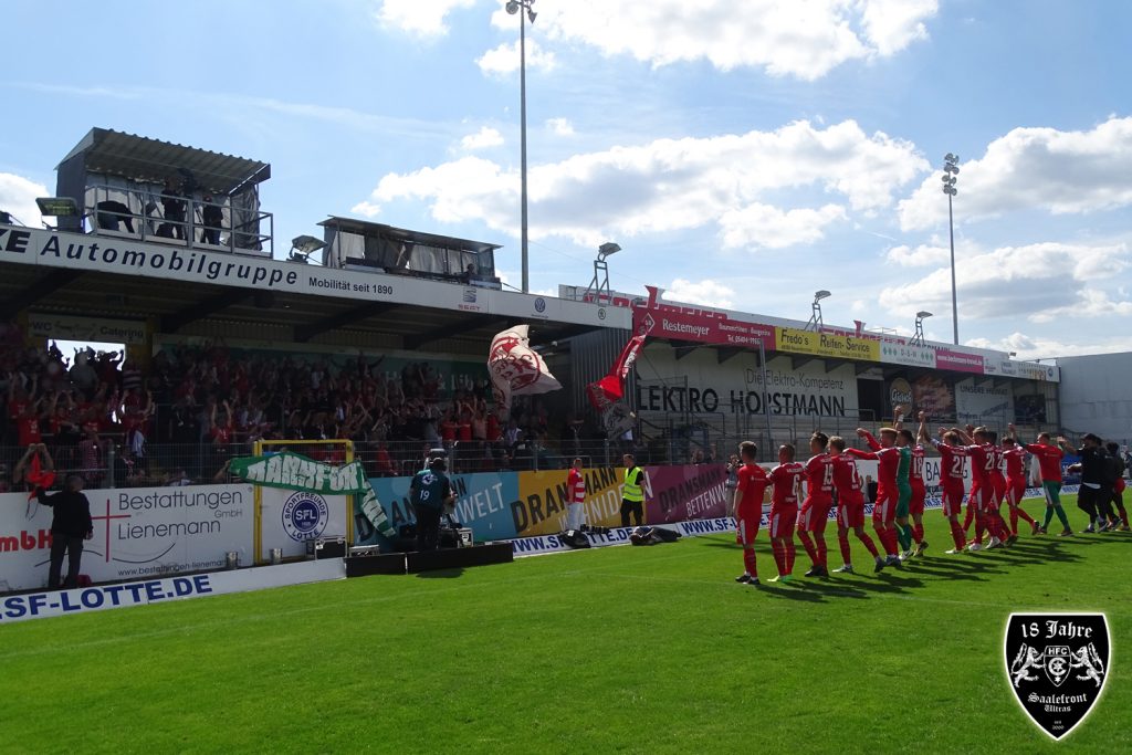 05. Spieltag: Sportfreunde Lotte vs. Hallescher FC