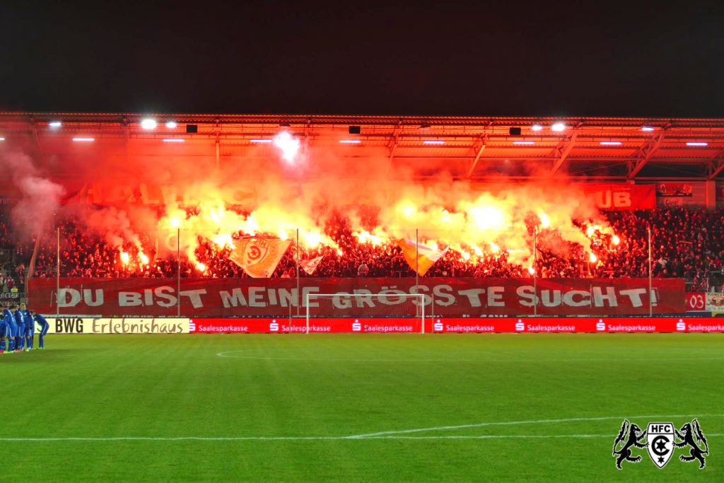 18. Spieltag: Hallescher FC vs. FC Hansa Rostock