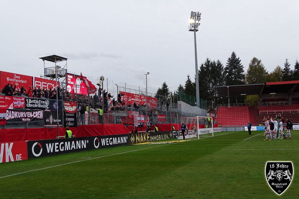 13. Spieltag: Würzburger Kickers vs. Hallescher FC