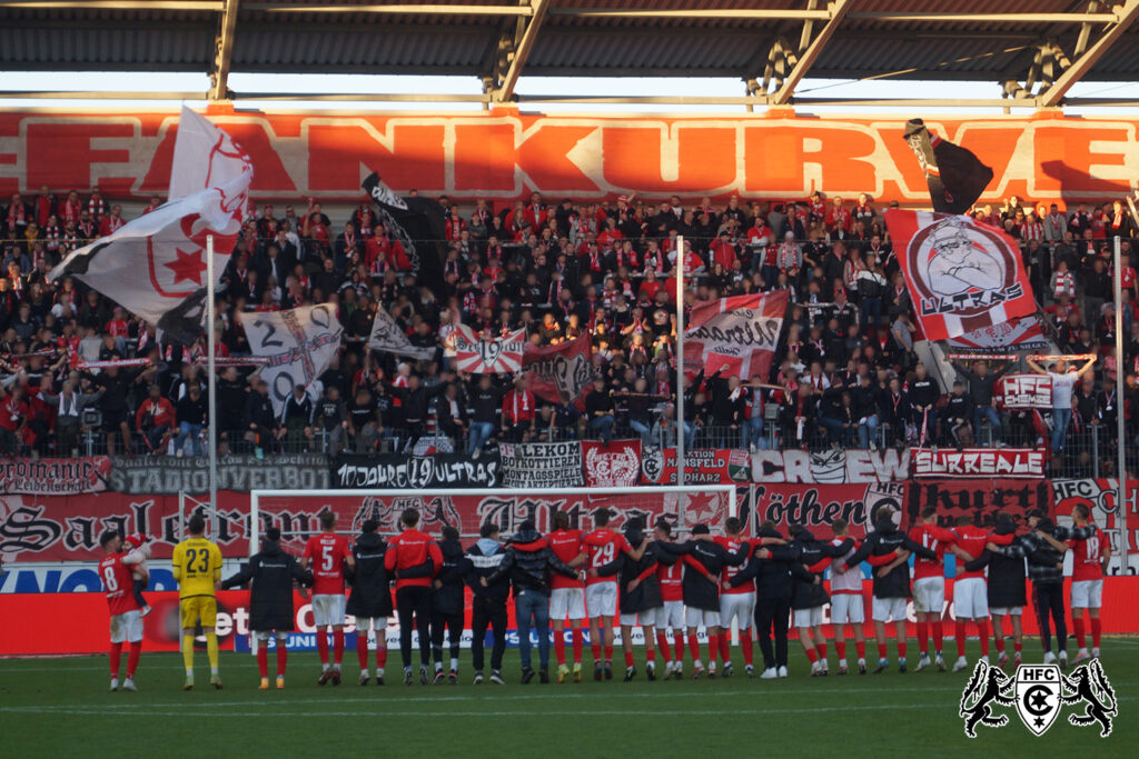 15. Spieltag: Hallescher FC vs. SV Waldhof Mannheim