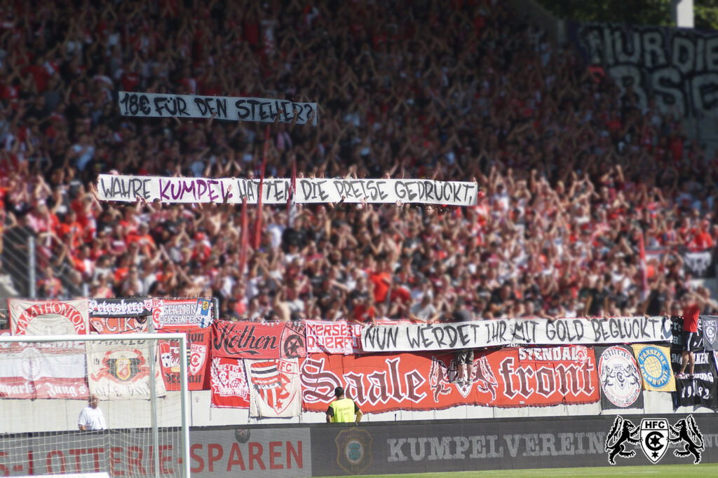 6. Spieltag: FC Erzgebirge Aue vs. Hallescher FC