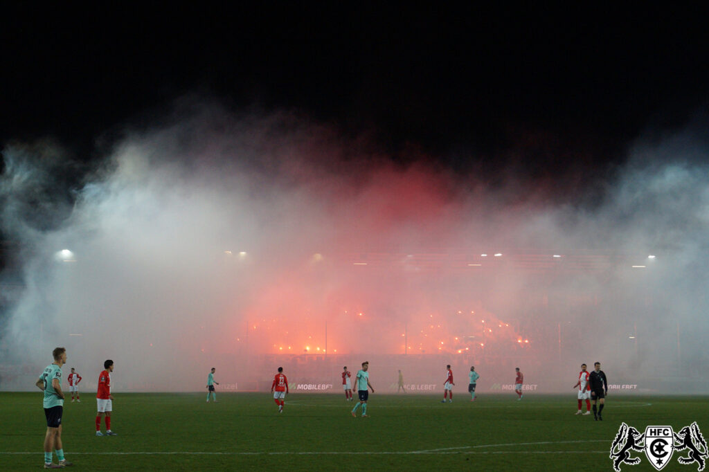 23. Spieltag: Hallescher FC vs. SV Waldhof Mannheim